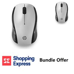 Bundle -- HP Wireless Mouse 200 Pike Silver (2-Pack)