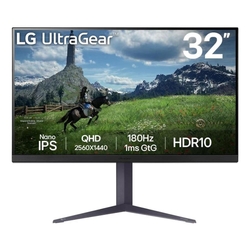 LG 32GS85Q-B.AAU UltraGear 31.5" 1440p IPS 180Hz 1ms HDR Adaptive-Sync Gaming Monitor