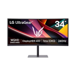 LG 34G630A-B UltraGear G6 34" WQHD VA 240Hz 1ms HDR FreeSync Premium Curved USB-C Gaming Monitor