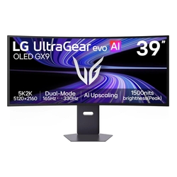 LG UltraGear evo GX9 39" 5K2K OLED 165Hz/330Hz 0.03ms Premium Pro Curved Gaming Monitor