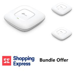 Bundle -- TP-Link EAP245 Wireless Ceiling Mount Access Point (3-Pack)