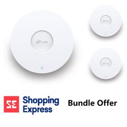 Bundle -- TP-Link EAP660 HD AX3600 MU-MIMO OFDMA Dual-Band Multi-Gigabit Ceiling Mount WiFi Access Point (3-Pack)