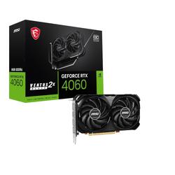 MSI GeForce RTX 4060 VENTUS 2X BLACK OC 8GB GDDR6 Graphics Card