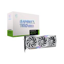 MSI GeForce RTX 4070 Ti GAMING X TRIO WHITE 12GB GDDR6X RGB LED Graphics Card