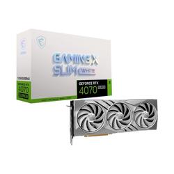MSI GeForce RTX 4070 SUPER 12G GAMING X SLIM WHITE 12GB GDDR6X Graphics Card