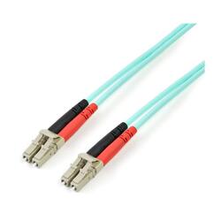 StarTech OM4 3m Aqua Multimode Duplex LC/LC Fiber Optic Cable