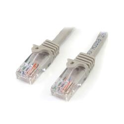 StarTech CAT5e 1m Grey Snagless RJ45 Ethernet Cable