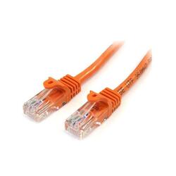 StarTech CAT5e 1m Orange Snagless RJ45 Ethernet Cable