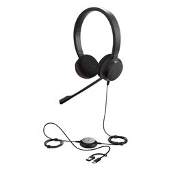 Jabra Evolve 20 SE MS Black USB Headset