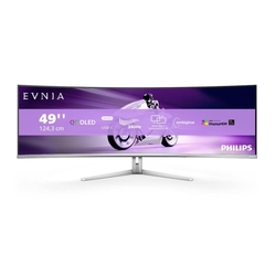 Philips 49M2C8900/75 48.9" DQHD OLED 240Hz 0.03ms HDR G-Sync Curved Gaming Monitor