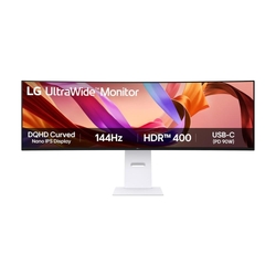 LG 49U950A-W 49" UltraWide Dual QHD Nano IPS 144Hz HDR Curved USB-C Monitor