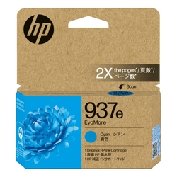 HP 937e EvoMore Cyan Original Ink Cartridge