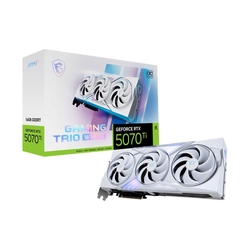 MSI GeForce 5070 TI 16G GAMING TRIO OC WHITE 16GB GDDR7 RGB LED Graphics Card