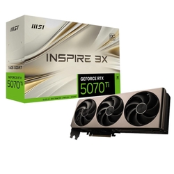 MSI GeForce RTX 5070 Ti 16G INSPIRE 3X OC 16GB GDDR7 Graphics Card