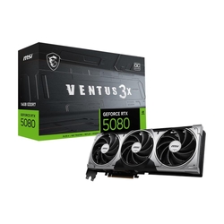 MSI GeForce Ventus 3X OC RTX 5080 16GB GDDR7 Graphics Card