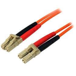 StarTech OM2 2m Orange Multimode Duplex 50/125 LC/LC Fiber Optic Cable