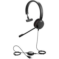 Jabra Evolve 30 II MS Black USB-A & 3.5mm Monaural Headset