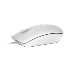 Dell MS116 White Optical Ambidextrous Mouse