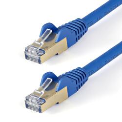 StarTech 1.5m CAT6a Blue 10 Gigabit Snagless RJ45 Ethernet Cable