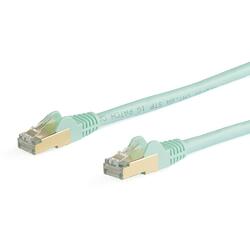 StarTech CAT6a 5m Aqua Snagless RJ45 Ethernet Cable