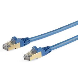 StarTech CAT6a 5m Blue Shielded Snagless RJ45 Ethernet Cable 100W PoE