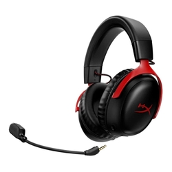 HP HyperX Cloud III Black/Red Wireless USB Gaming Headset