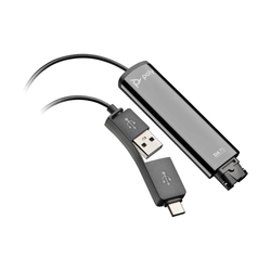 HP Poly DA75 USB to QD Black Adapter TAA