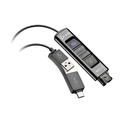 HP Poly DA85-M USB to QD Black Adapter