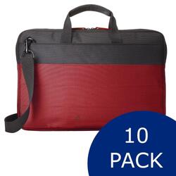 Bundle -- HP 15.6" Duotone Red BriefCase 10-Pack