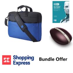 HP Bundle-HP 15.6" Duotone Blue Laptop Case Eset Internet Security 5 Devices HP Spectre Wireless Mouse