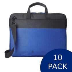 Bundle -- HP 15.6" Duotone Blue Laptop Briefcase 10-Pack