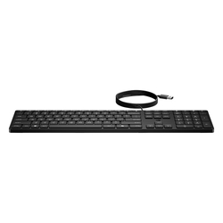HP Wired Desktop 320k Black Membrane Keyboard
