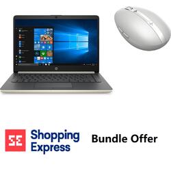HP Bundle-HP 14s 14" 1080p IPS Ryzen 7 3700U 8GB 512GB SSD W10P Laptop+ HP Spectre Wireless Mouse