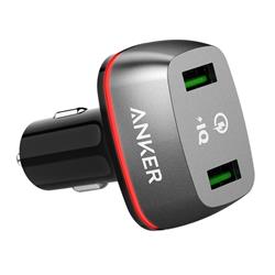 Anker PowerDrive+ 2 PowerIQ QC 3.0 2-Ports USB Car Charger