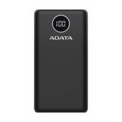 ADATA P20000 USB-C & USB-A 20000mAH Power Bank w/ Digital Display