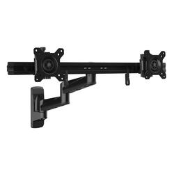 StarTech Articulating Ergonomic Dual-Arm Wall Mount for up to 24" Monitors