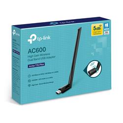 TP-Link Archer T2U Plus AC600 High Gain Dual Band Wireless USB Adapter