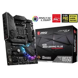 MSI MPG B550 GAMING PLUS AMD AM4 RGB LED ATX Motherboard