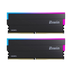 Biwin Black Opal DW100 32GB (2x16GB) 6000MHz CL30 EXPO & XMP RGB LED Black DDR5 Desktop RAM Memory Kit