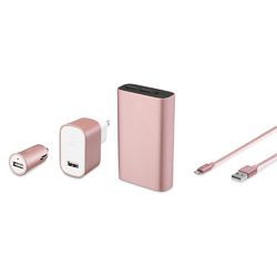Bundle Belkin On-The-Go Charging Kit - Rose Gold