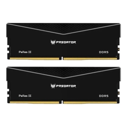 PREDATOR  Pallas II 64GB (2x32GB) 6000MHz CL30 XMP & EXPO RGB LED Black DDR5 Desktop RAM Memory Kit