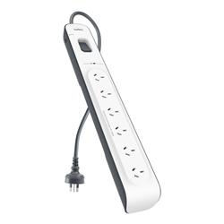 Belkin 6 Way Surge Strip Protector Board 2M