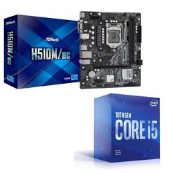 Bundle -- Intel Core i5-10400F LGA 1200 CPU & Asrock H510M/ac LGA 1200 WiFi mATX Motherboard