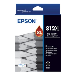 Epson 812XL High Capacity DURABrite Ultra Black Ink Cartridge