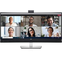 Dell Video Conferencing 34" WQHD IPS Webcam Curved USB Type-C Monitor