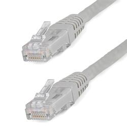 StarTech CAT6 15m Grey Molded RJ45 Patch Cable
