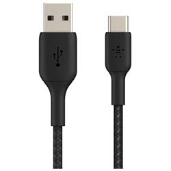 Belkin Boost Charge USB-A to USB-C 1m Black Braided Cable