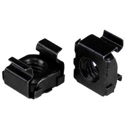 StarTech Black M6 Cage Nuts 50-Pack