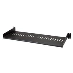 StarTech Black 1U 19" Vented Server Rack Cabinet Shelf