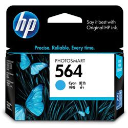 HP 564 Cyan Original Ink Cartridge CB318WA